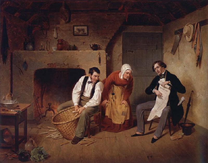 Francis William Edmonds The Speculator oil painting image